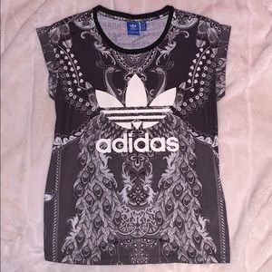 Adidas cuffed t-shirt